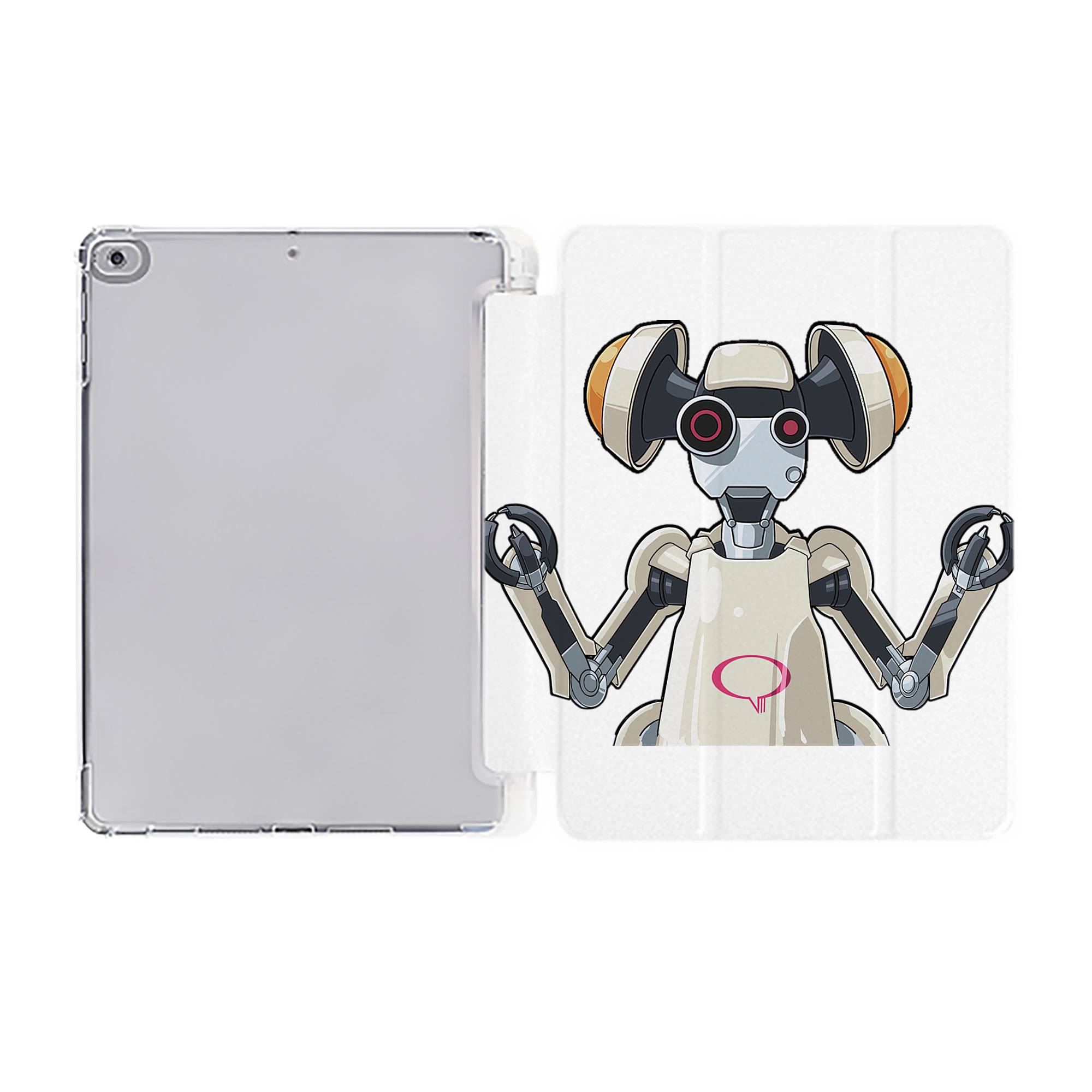 （画像用） 遊☆戯☆王 Yu-Gi-Oh! IPad ケース ペン収納付き 三つ折りスタンド PUレザー×シリコン 対応機種9.5/10.5/10.9インチ